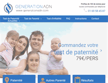 Tablet Screenshot of generationadn.com